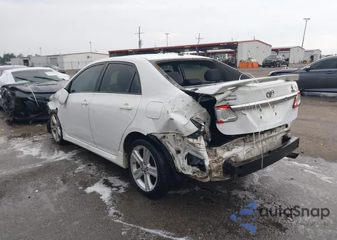 2013 Toyota Corolla S/Le из США, поврежденный, VIN 5YFBU4EE0DP118909